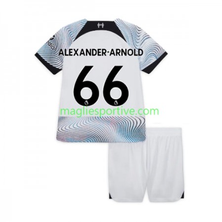 Completo Calcio Liverpool Alexander-Arnold 66 Bambino Divisa Trasferta 2022-2023